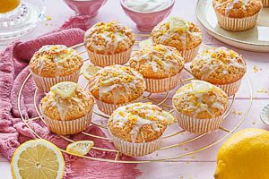 Fertig sind die Zitronenmuffins!