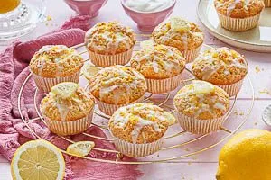 Fertig sind die Zitronenmuffins!