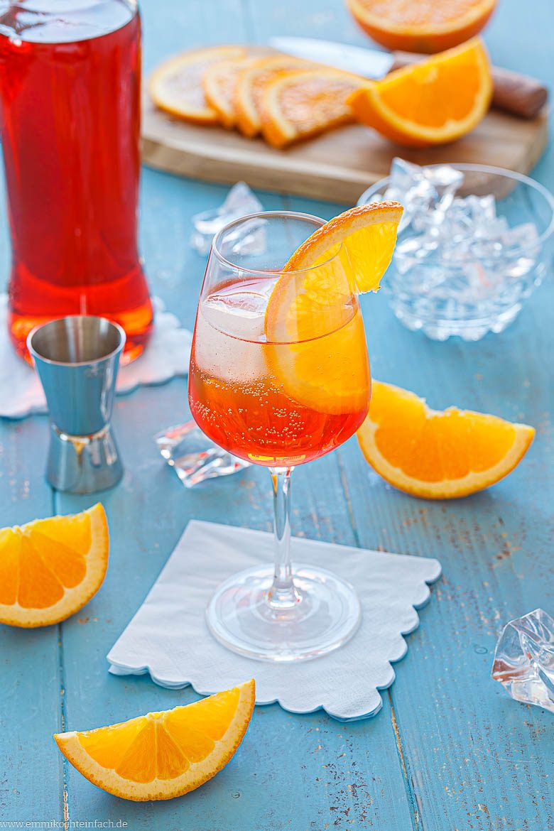 Herb-süßer Aperol Spritz