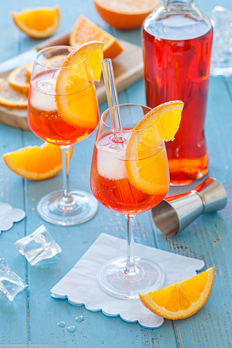 Fruchtiger Aperol mit Orange
