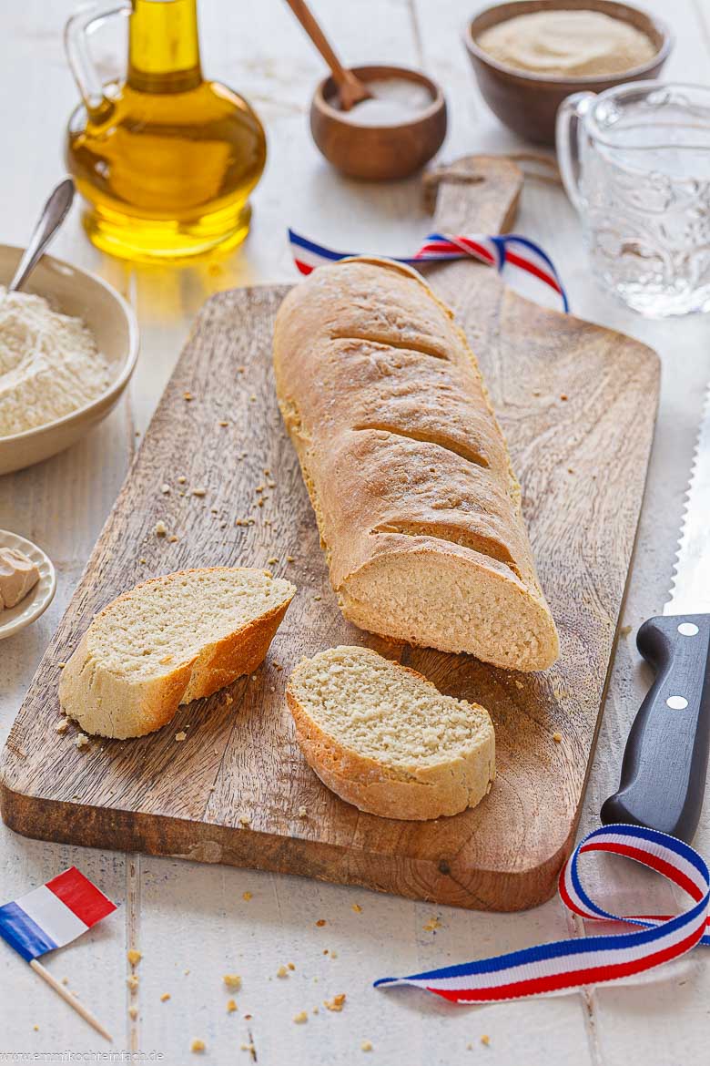 Einfaches Rezept f&uuml;r knuspriges Baguette