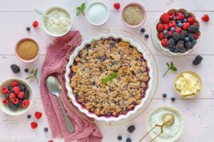 Rezept für Beeren-Crumble
