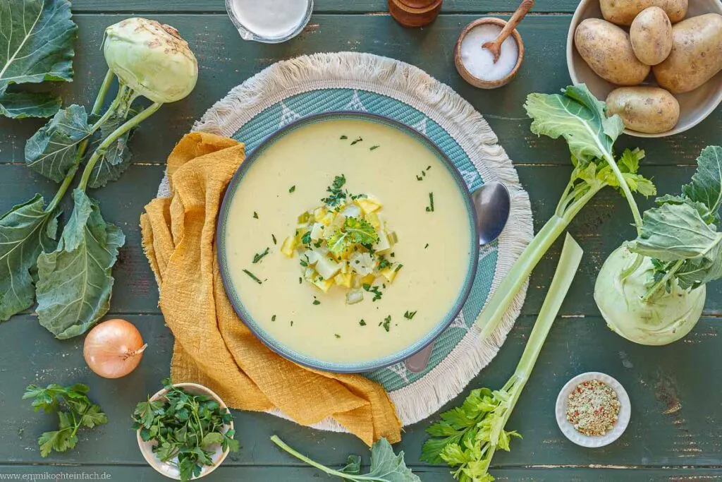 Kohlrabisuppe Rezept