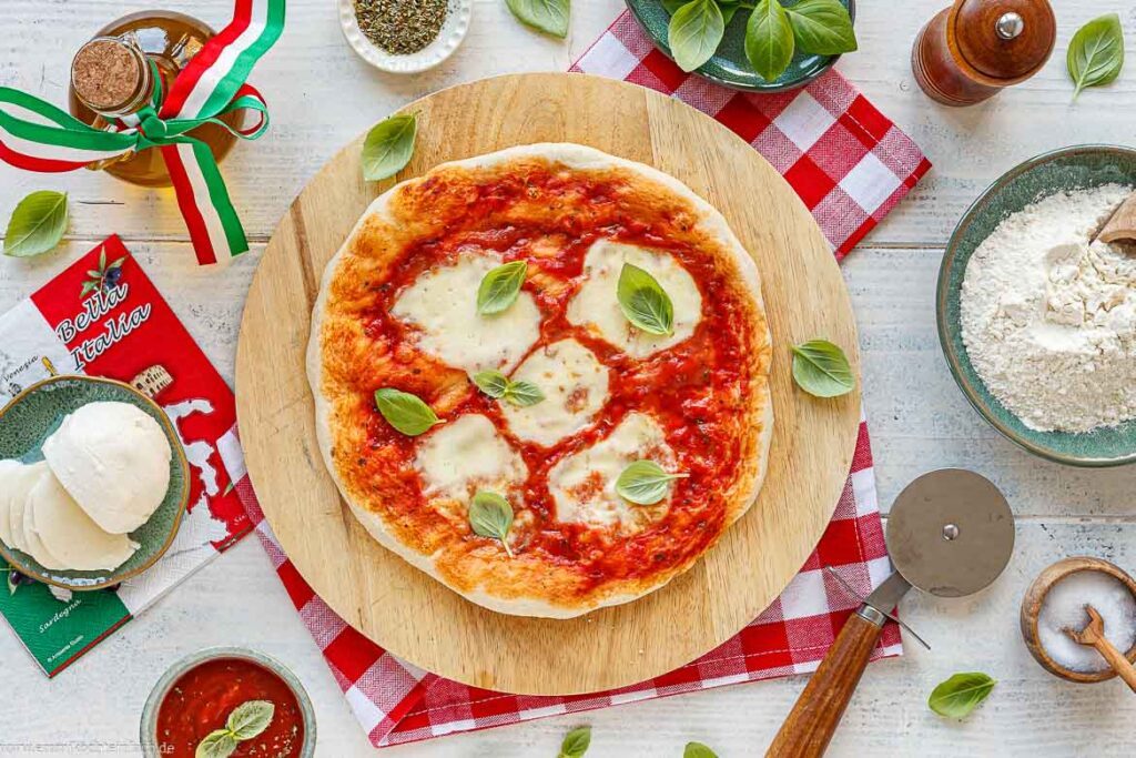 Rezept für Pizza Margherita