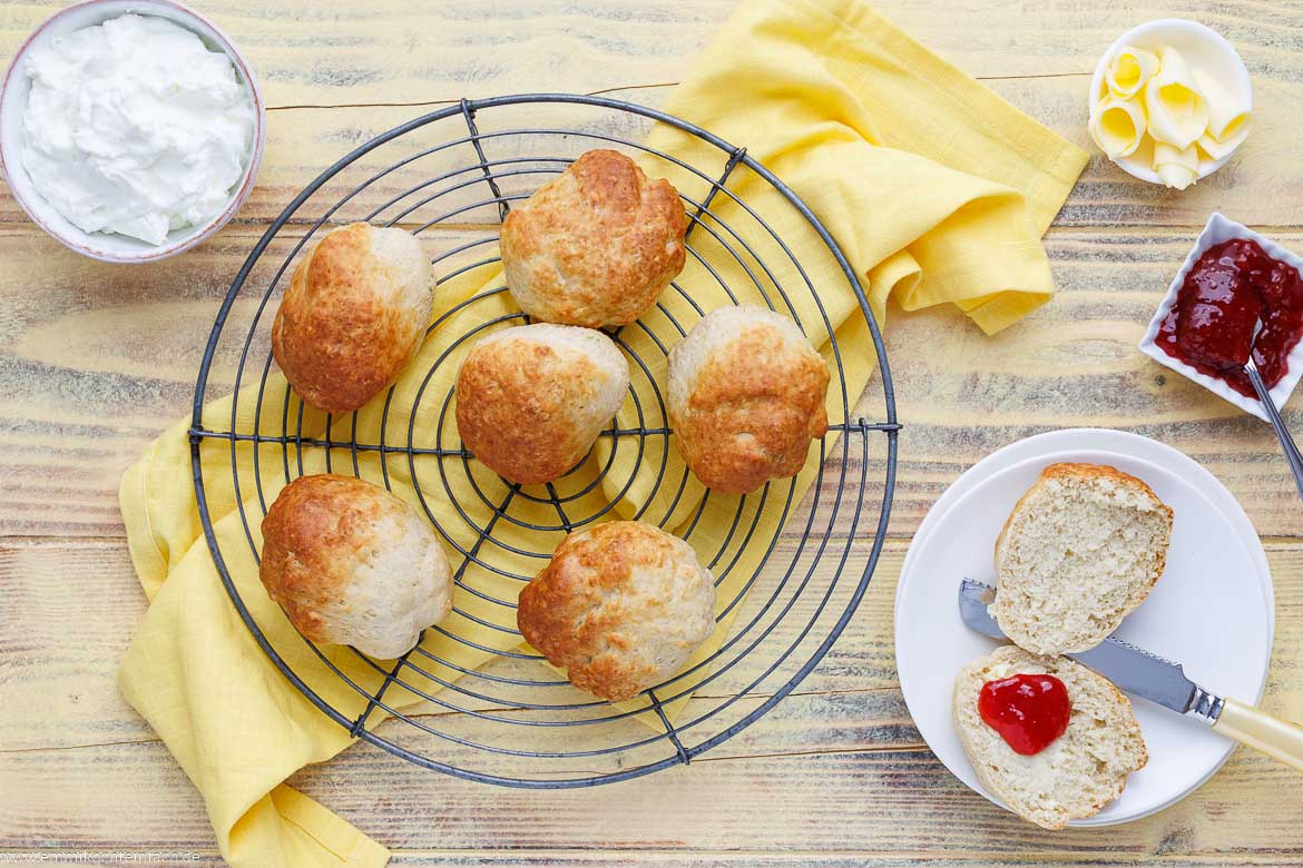 Quarkbrötchen-Rezept