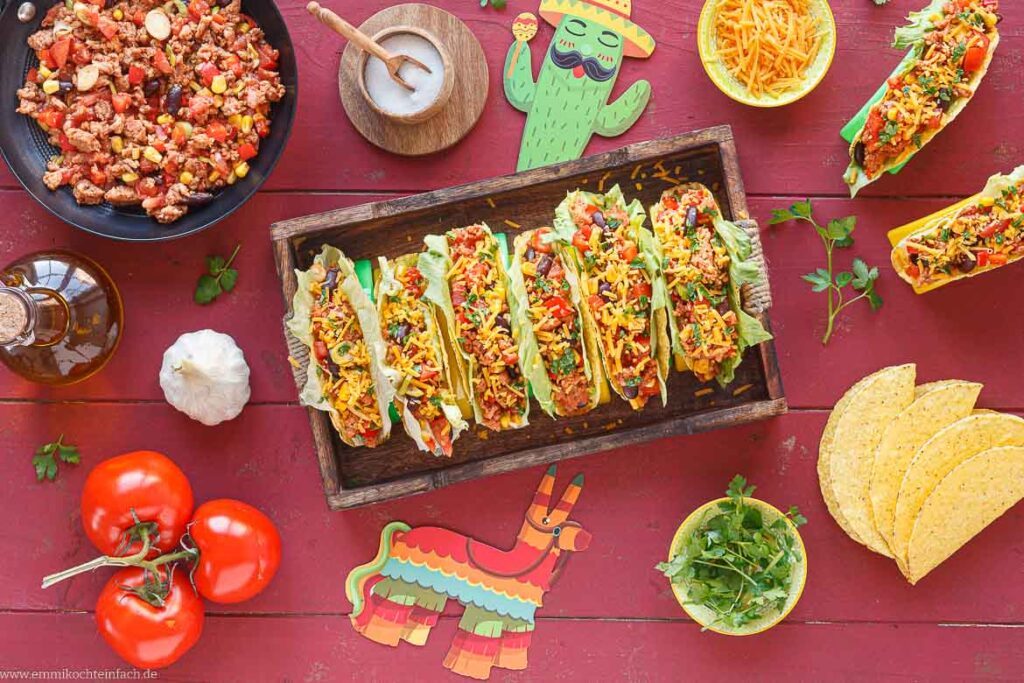 Rezept für vegetarische Tacos
