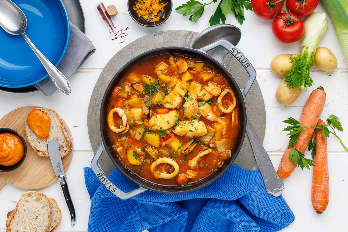 Rezept für Bouillabaisse