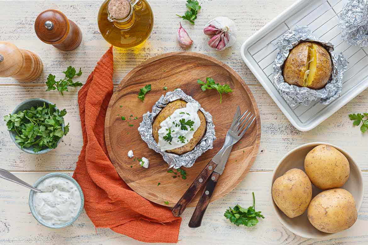 Rezept für Folienkartoffeln