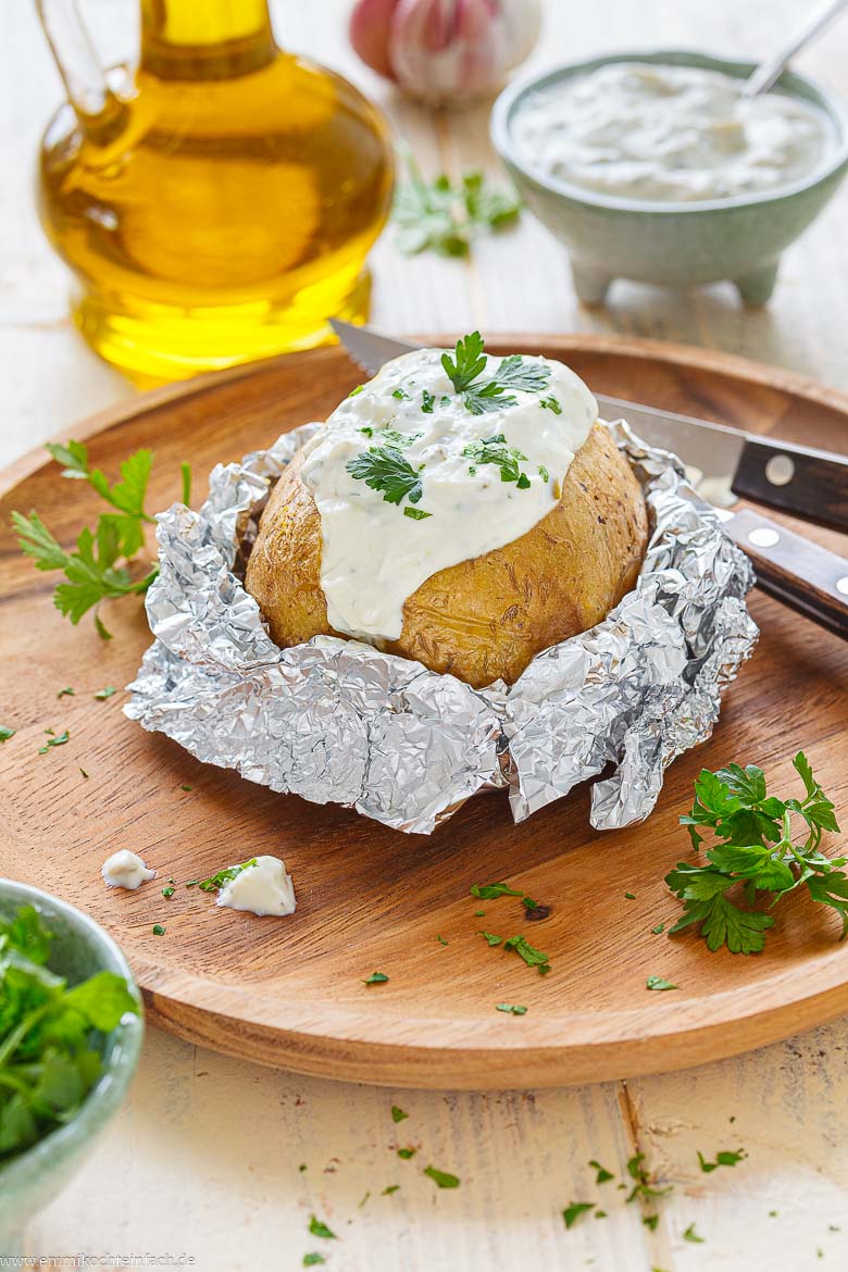 Folienkartoffeln vom Grill oder aus dem Ofen