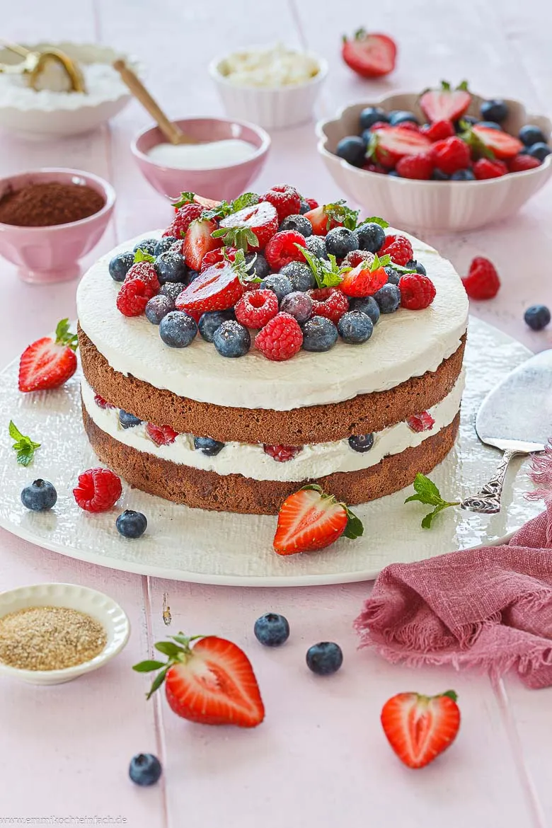 Naked Cake f&uuml;r besondere Anl&auml;sse