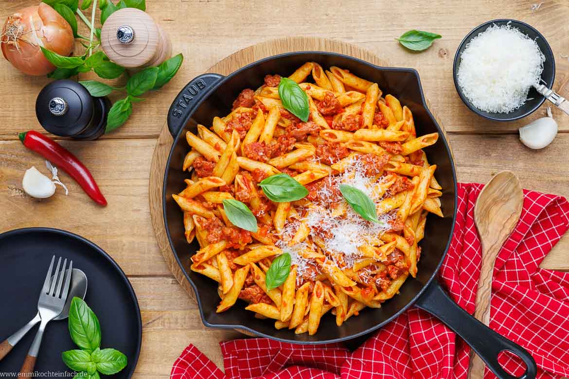 Rezept für Salsiccia Pasta