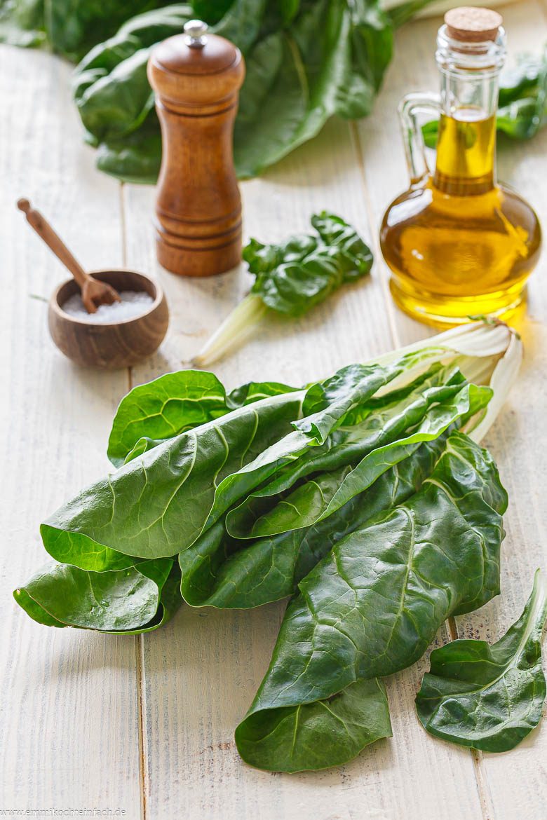 Zutaten f&uuml;r mein Mangold-Rezept