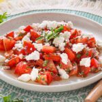 Rezept f&uuml;r Tomatensalat mit Feta