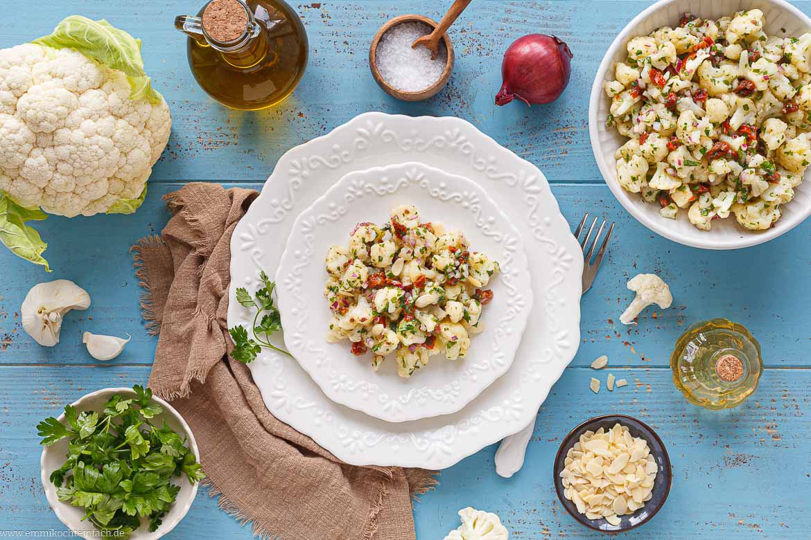 Rezept für Blumenkohlsalat