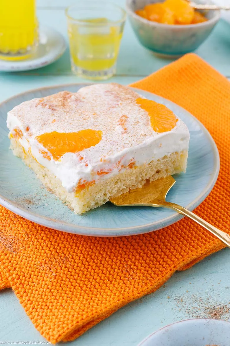 Saftiger Fantakuchen vom Blech