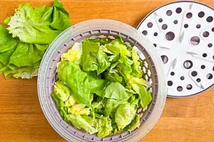Kopfsalat vorbereiten