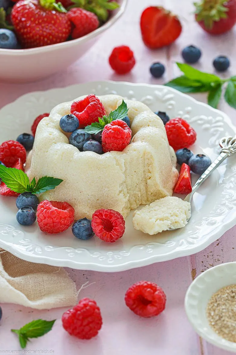 Cremiger Pudding aus Weichweizengrie&szlig;