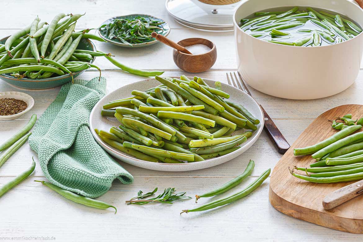 Rezept für grüne Bohnen kochen