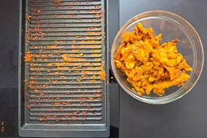 Fleisch beiseite stellen