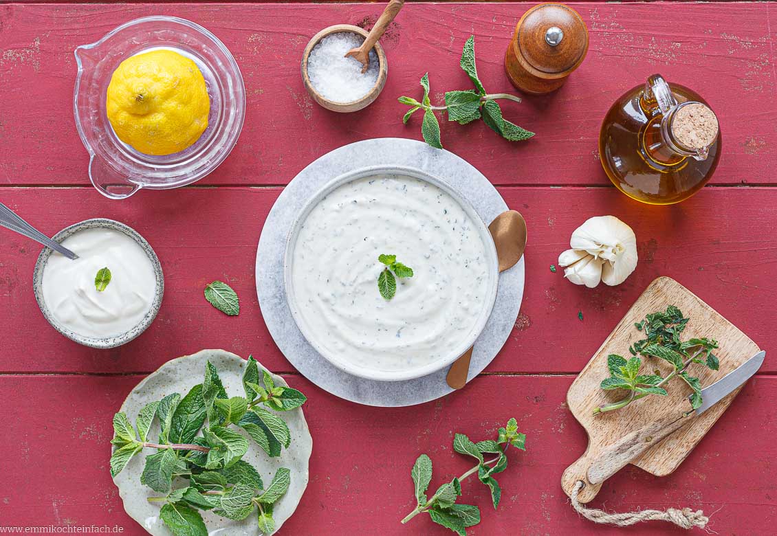 Rezept für Joghurt-Minz-Dip