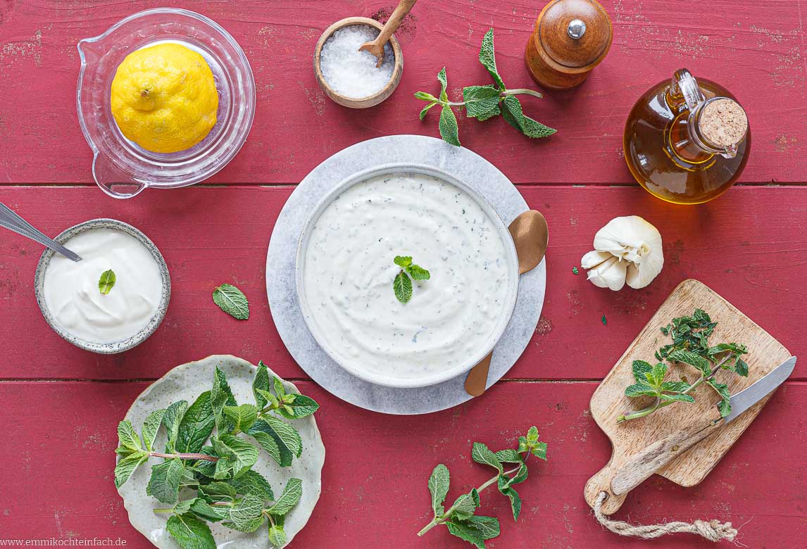 Rezept für Joghurt-Minz-Dip
