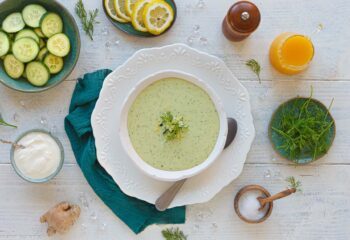 Rezept für die kalte Gurkensuppe