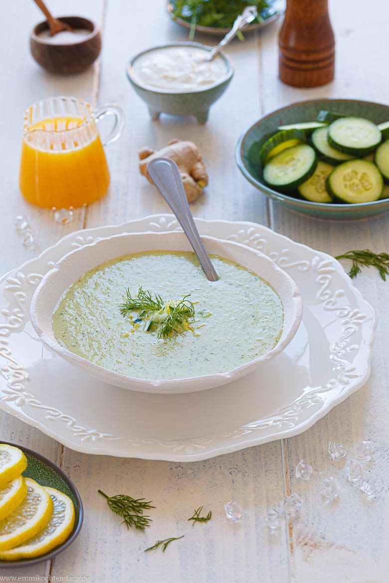 Suppe aus Gurken