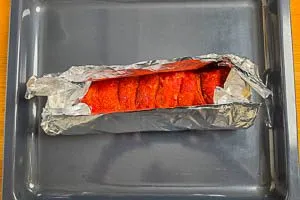 Auf ein Backblech geben