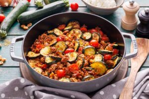 Rezept f&uuml;r Zucchini-Pfanne