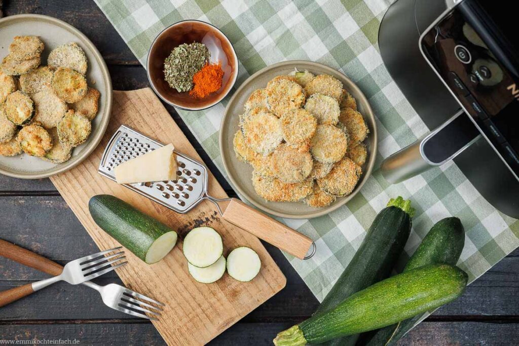 Rezept für Zucchini im Airfryer