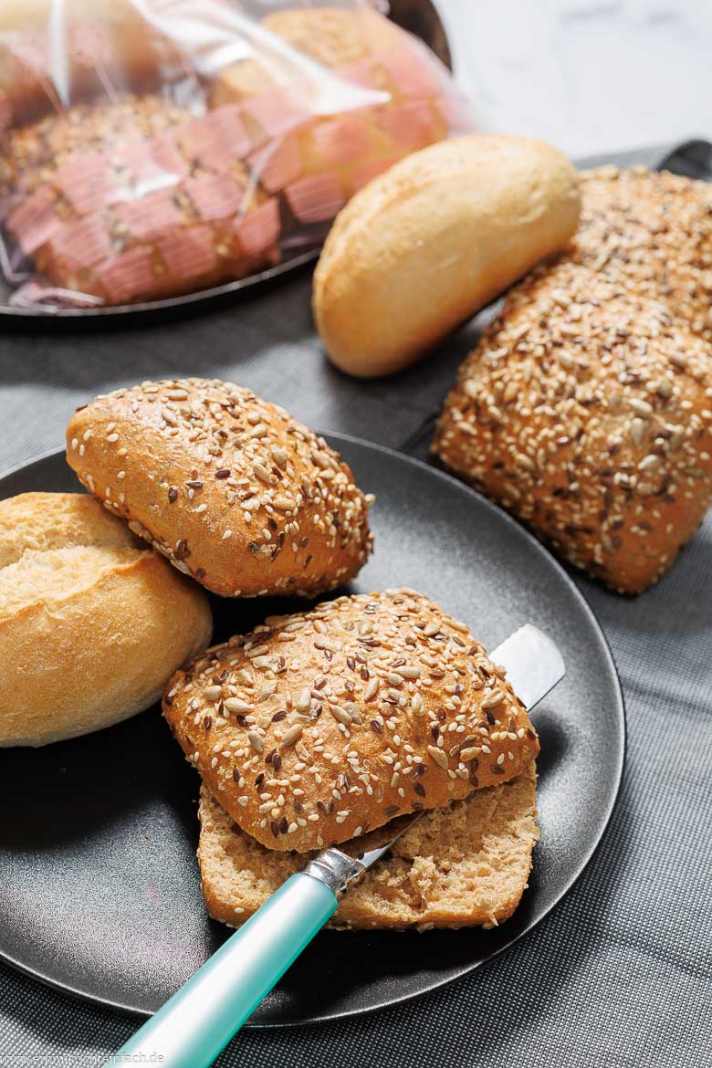 Tiefgefrorene Brötchen im Airfryer aufbacken