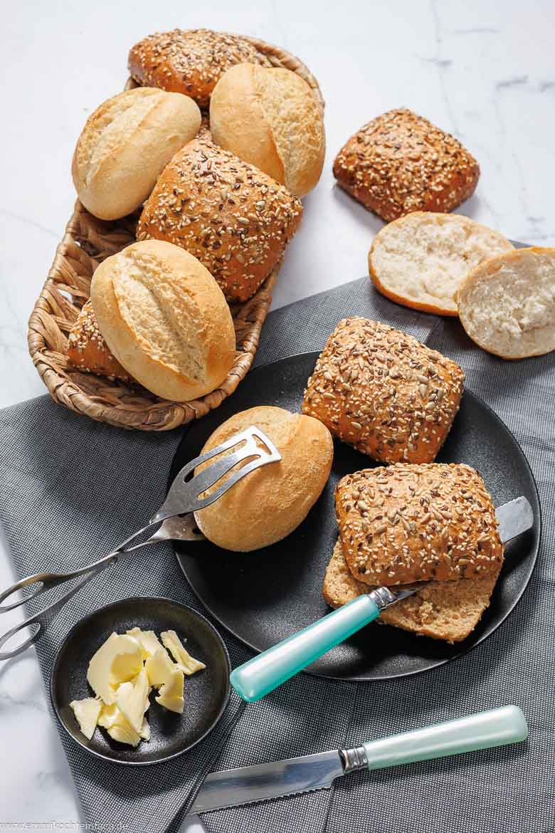 Frische Brötchen im Airfryer aufbacken