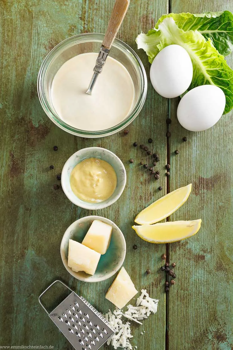 Caesar-Salad-Dressing selber machen