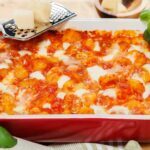 Rezept für vegetarischen Gnocchi-Auflauf