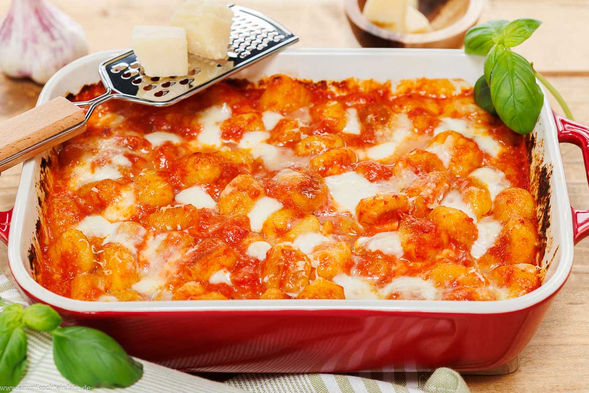 Vegetarischer Gnocchi-Auflauf