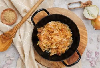 Rezept für karamellisierte Zwiebeln