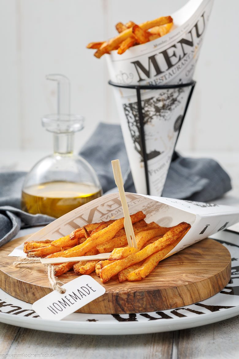 Selbstgemachte Pommes im Airfryer