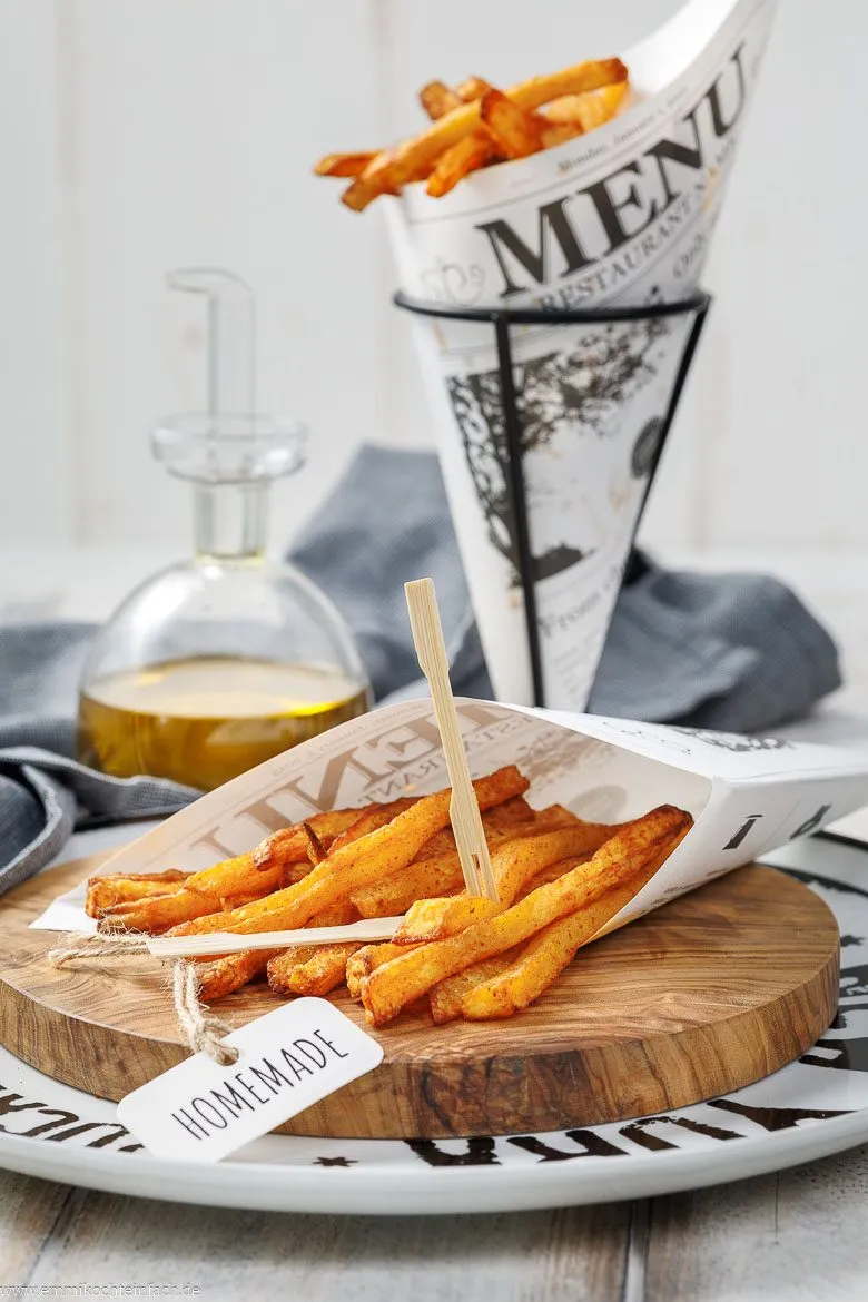 Selbstgemachte Pommes im Airfryer 