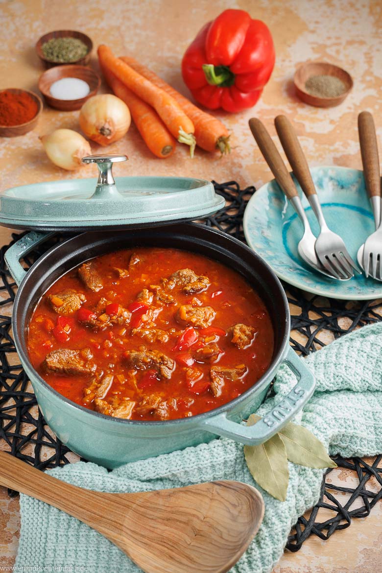 Einfaches Putengulasch f&uuml;r die ganze Familie