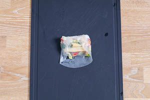 Sommerrolle einrollen
