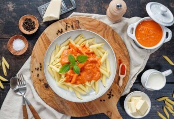Rezept für Tomaten-Sahne-Soße