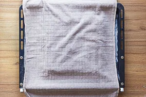 Backblech abdecken und Ofen vorheizen