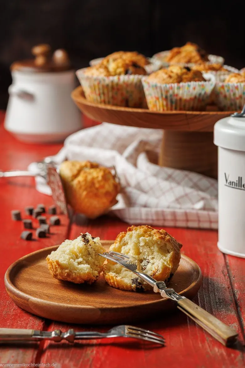 Verschiedenen Varianten: Frucht- oder Schoko-Muffins im Airfryer