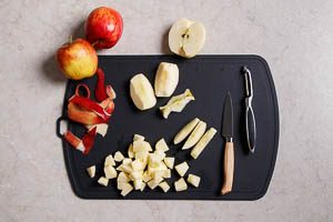&Auml;pfel f&uuml;r das Kompott vorbereiten