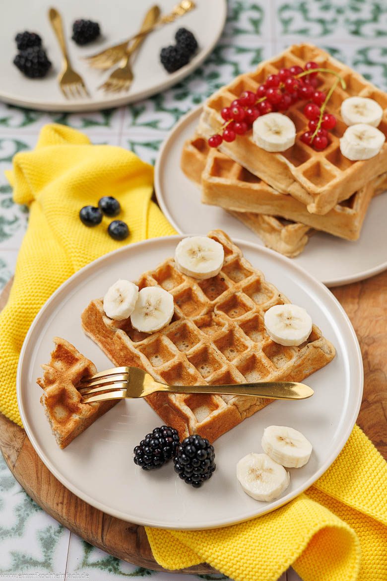 Bananenwaffeln ohne Zucker