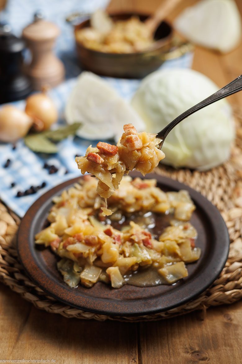 Geschmortes Bayrisch Kraut &ndash; einfaches Rezept