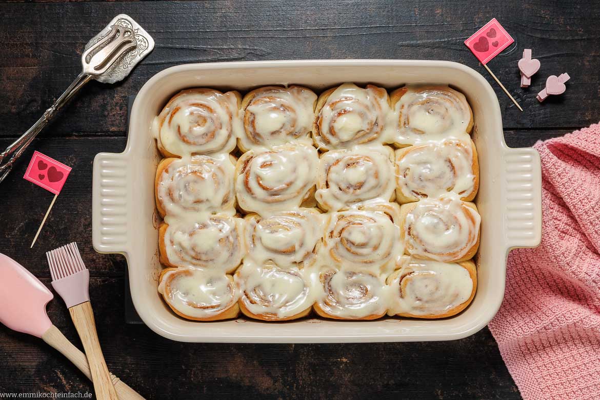 Zimtschnecken-Rezept für saftige Cinnamon Rolls