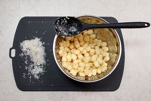 Parmesan dazugeben