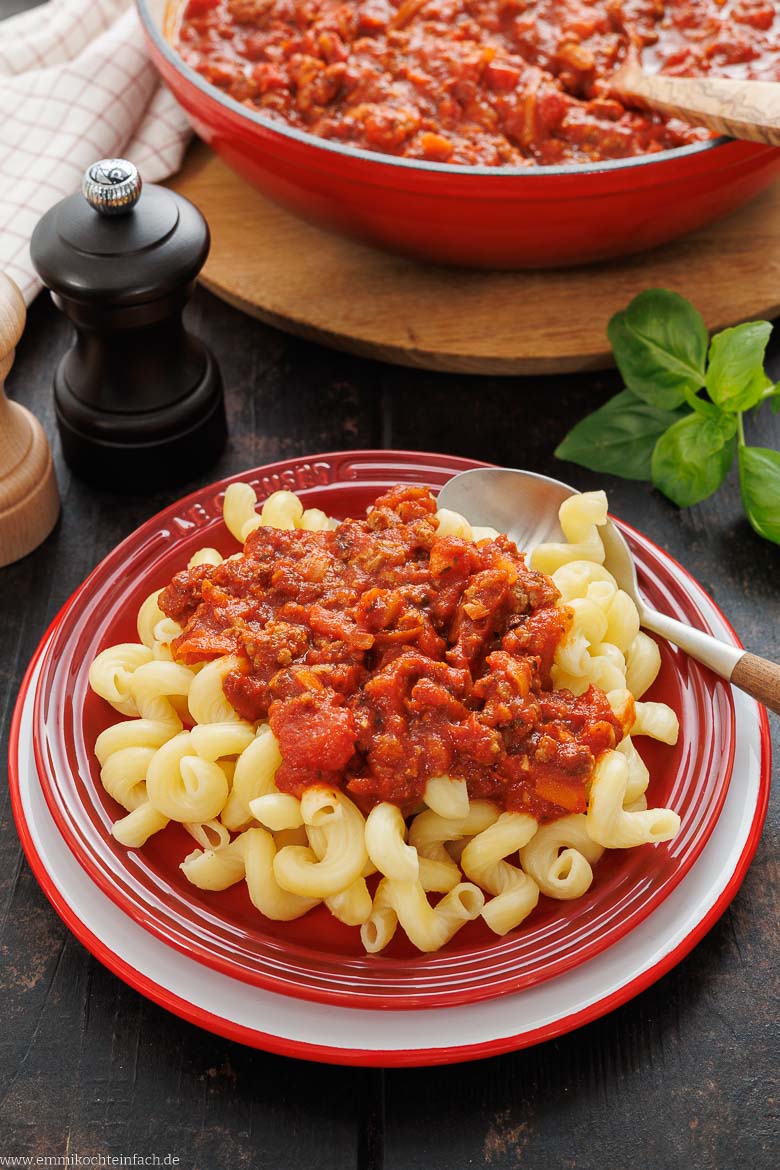 Tomatenso&szlig;e mit Hackfleisch