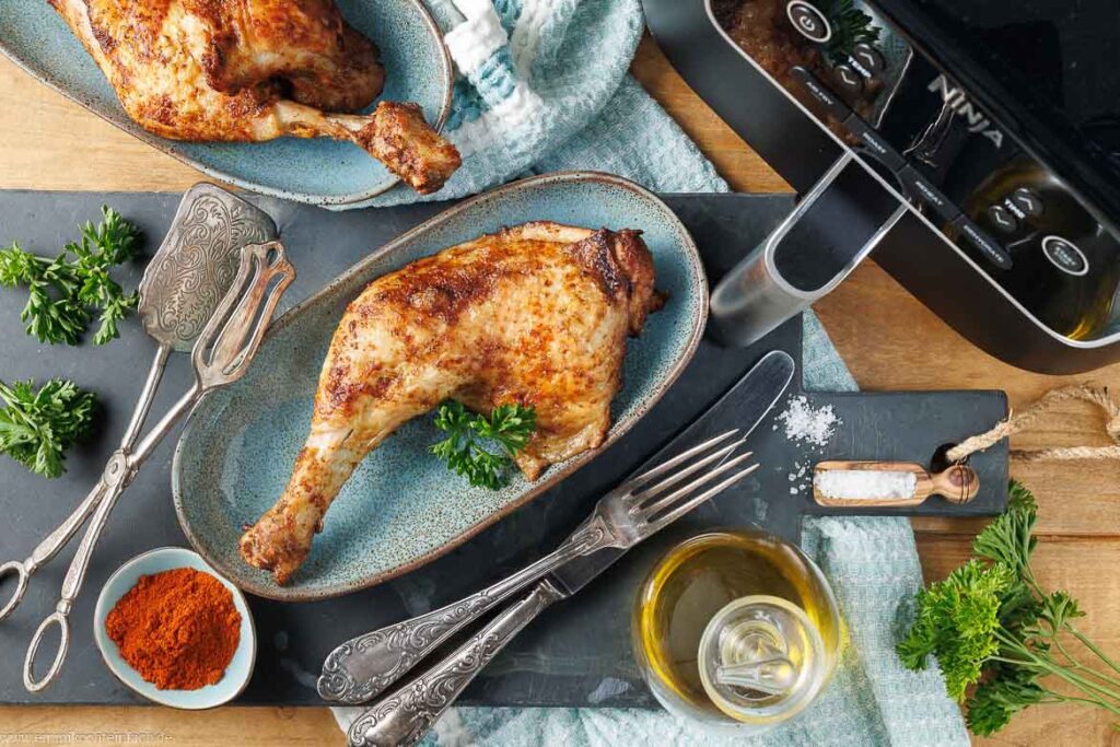 Hähnchenschenkel im Airfryer Rezept